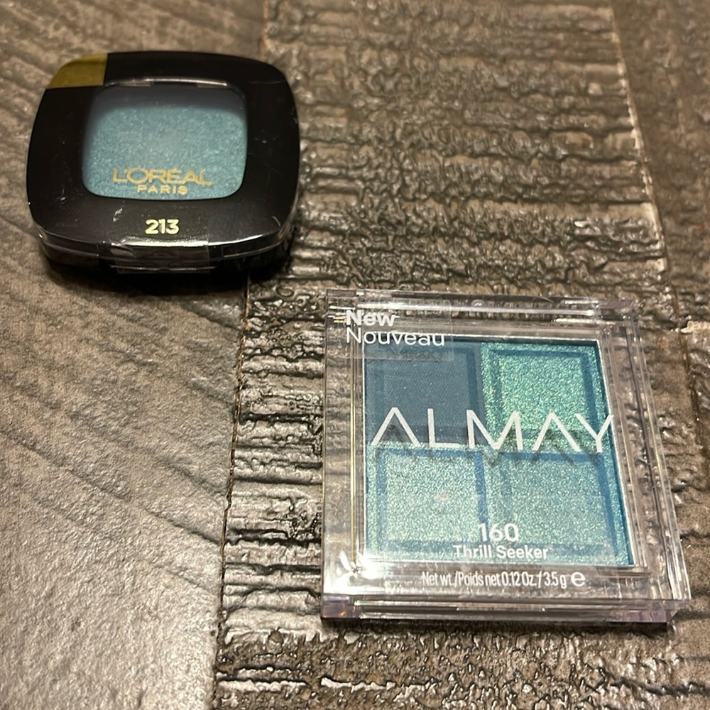 Almay and L’Oréal Eyeshadows